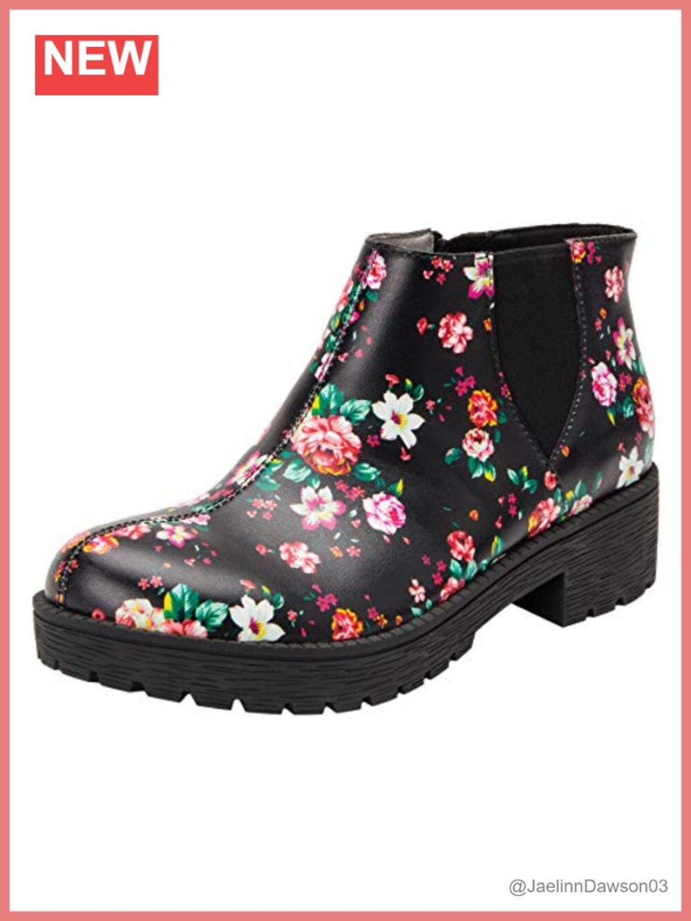 Alegria Shayne Women's Leather Ankle Bootie Floral Embossed Slip Resistant